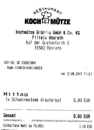 thwo Hffner Kochmtze Restaurant